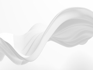 White abstract liquid wavy background