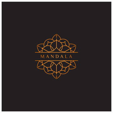 Mandala Vector Logo Icon Illustration