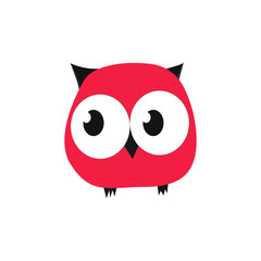 Owl icon - owl isolated , wild bird illustration - Vector owl