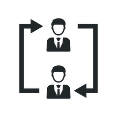 Teamwork Connectivity Icon