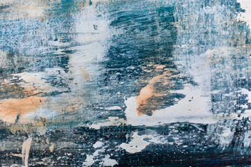 Abstract art, colorful oil paintings on canvas are beautiful, modern art Contemporary art. 