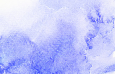 Watercolor stains on white paper ink texture