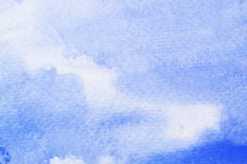 Watercolor stains on white paper ink texture