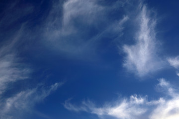 Feather clouds background