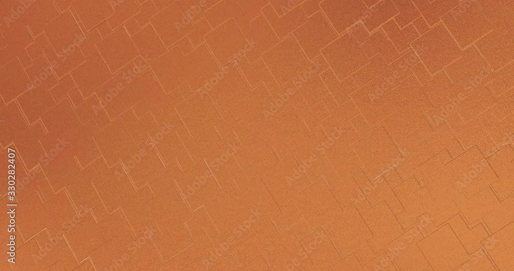 Poster abstract geometric rose golden backgroundfoil tiles texture seamless loop background 3d rendering