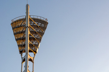 Stadium light equipment.