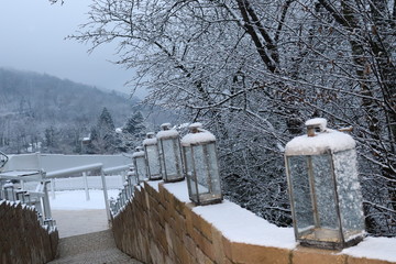 Winter Liebe romantisch