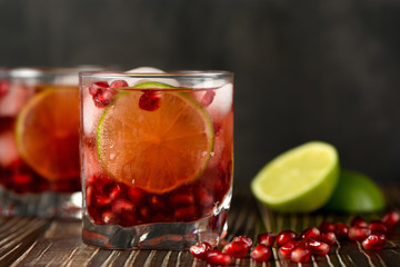 Pomegranate Gimlet
