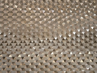 Silver low poly triangles and polygons geometric abstract background
