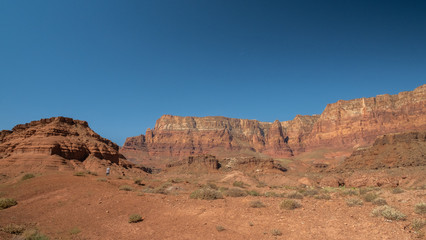 Obraz premium view on a canyon in a desert
