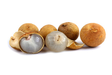 Longan and peeled longan