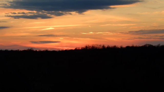 Kentucky Louisville Sunset On Range With Hollers