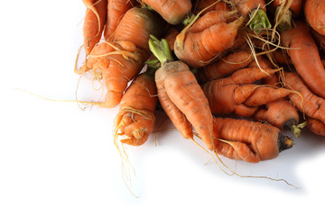 Funny ugly carrots