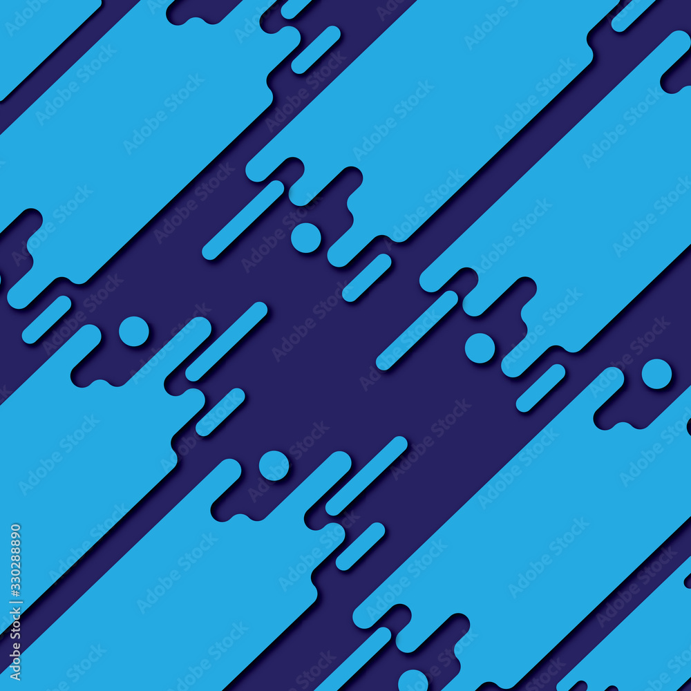 Poster abstract rounded lines halftone transition abstract background pattern