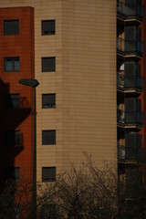 Fototapeta premium Apartmens block in a neighborhood of Bilbao