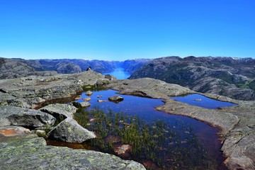 Pulpit Rock , Preikestolen , Norway Fjords , 