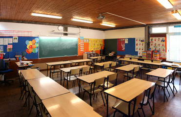 interior of elementary school