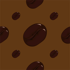 coffee seamless pattern