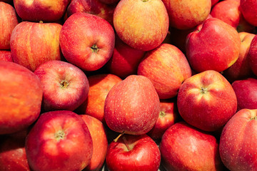 Fruit apples in the store