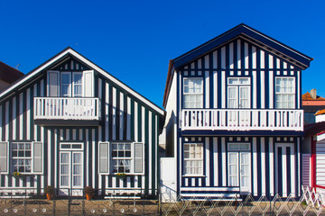 Stripes house in Costa Nova beach