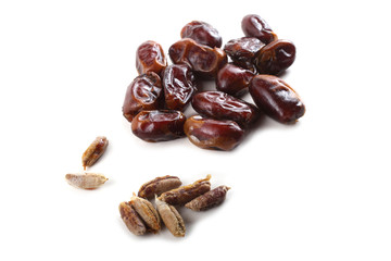 Date fruits and seeds