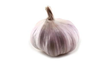 Garlic isolated on white