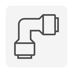 pipe connector icon