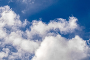 cloudy day on a blue sky