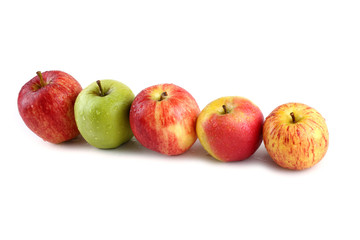 Fuji, gala, granny smith and braeburn apples