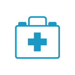 medicine drug kit line style icon