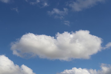 Obraz na płótnie Canvas blue sky with white clouds