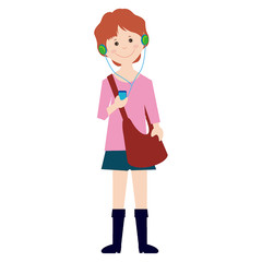 女の子
