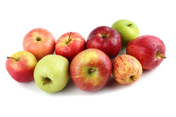 Different color apples