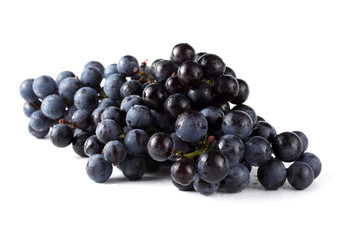 Wine grape isolated on white