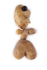Funny potato man