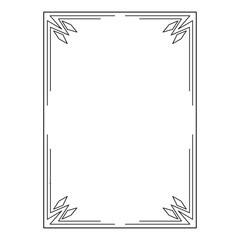 vector image, decorative ornamental frame, original design
