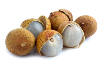 Longan and peeled longan