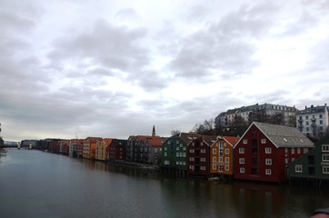 Fototapeta na wymiar Ville de Trondheim (Norvège)