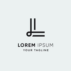 creative modern letter L logo template