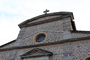 Eglise catholique Sainte Marguerite à Haute Rivoire - Village de Haute Rivoire - Département du Rhône - France - Vue extérieure