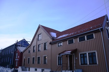 Fototapeta na wymiar Ville de Tromso (Norvège) 