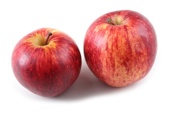 Apples isolated on white