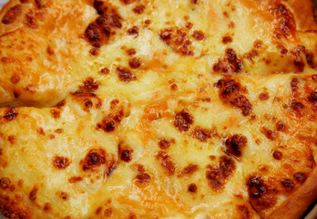 close up of pizza