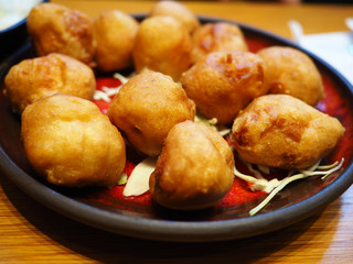 Chinese Far East fried chicken nuggets