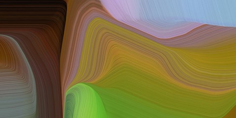 canvas wall art graphic with contemporary waves illustration with pastel brown, brown and pastel purple color