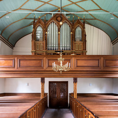 Deutschland;  Loppersum, Ev.-ref. Kirche, historische Orgel 1867-1868