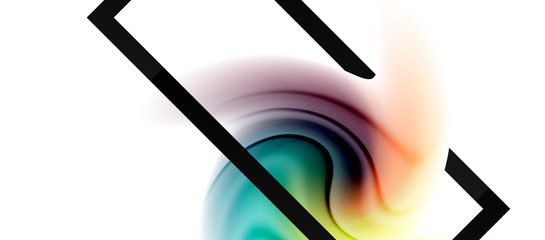 Abstract background, fluid mixing gradient liquid style colors composition. Vector Illustration For Wallpaper, Banner, Background, Card, Book Illustration, landing page