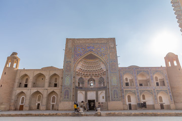 Fototapeta na wymiar Madrasah of Abdulaziz Khan, Bukhara city, Uzbekistan