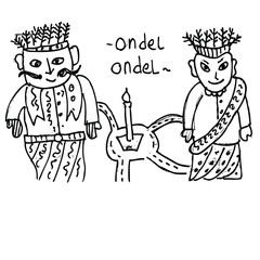 ondel ondel is a culture from Jakarta