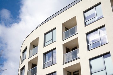 New modern architectural building house